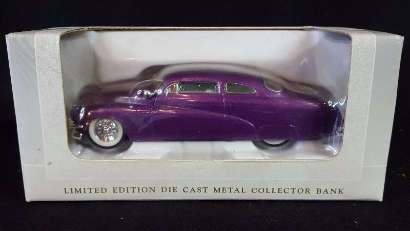 lot 280 image: 1949 Mercury Custom Street Rod Die Cast Metal Bank