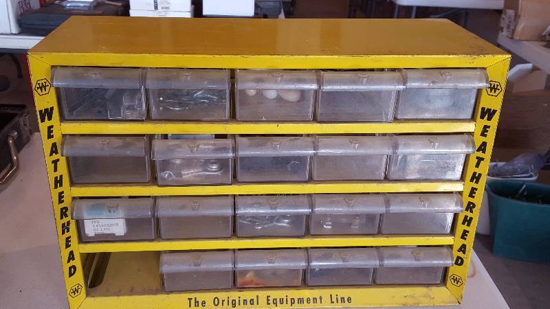 lot 92 image: Vintage Weatherhead Store Parts Display