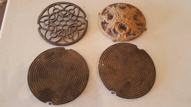 lot 107 image: Wood Stove Burner Covers