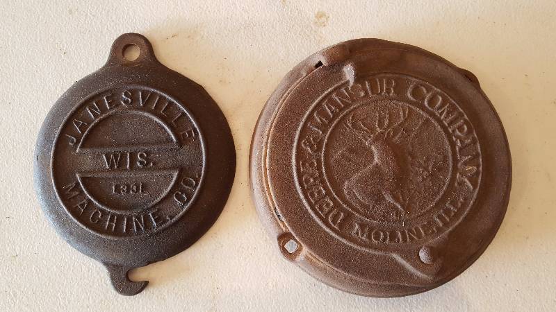 lot 109 image: Antique Planter Cover Plates