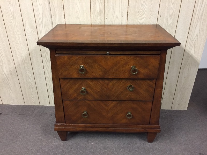 lot 1 image: Wood Chest of Drawers - Butler Specialties Inc