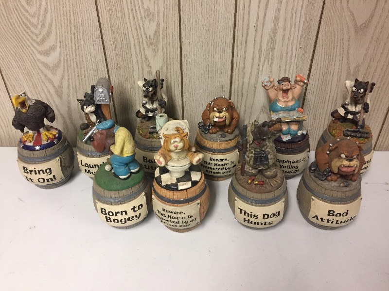 lot 46 image: 10 Funny Containers - Trinket Holders