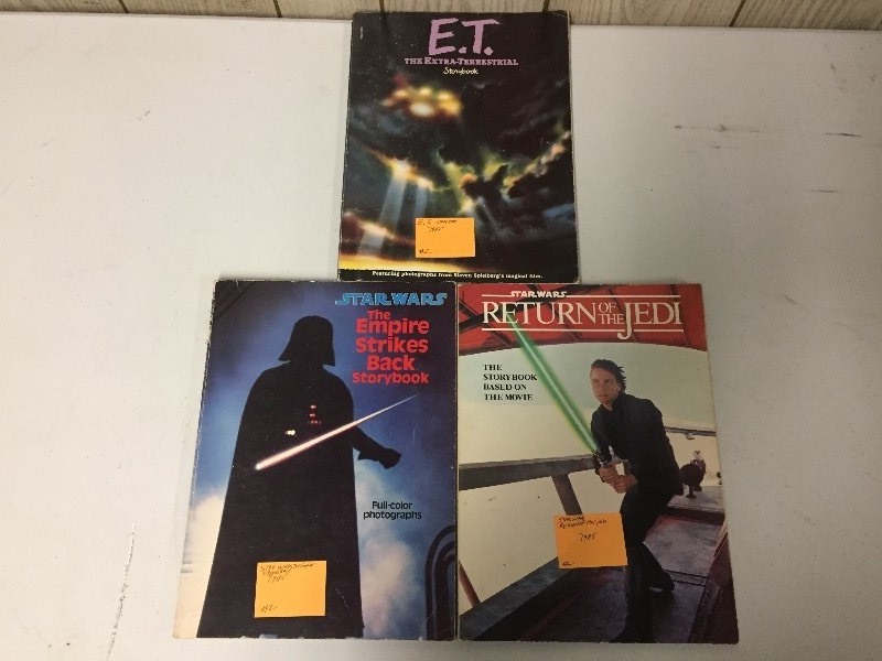 lot 52 image: Star Wars & E.T. Books