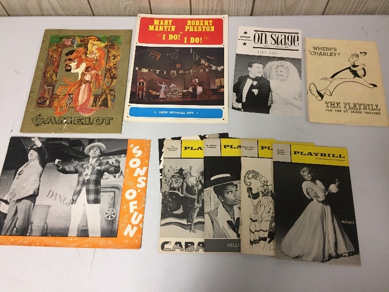 lot 54 image: Vintage Playbills - 50s & 60s