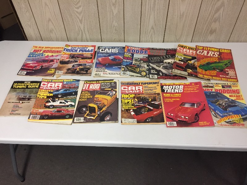 lot 57 image: Vintage Car Hot Rod Magazines - 70s & 80s