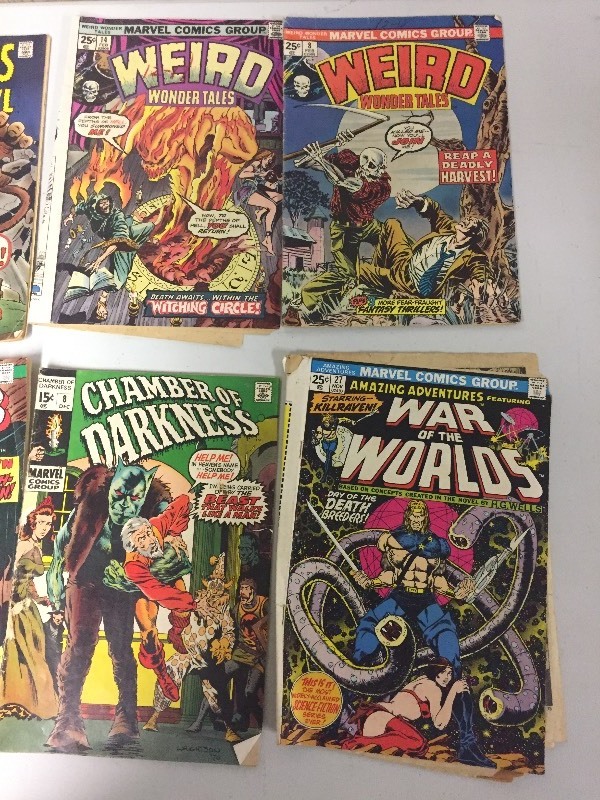 lot 58 image: Marvel Comic Books - 15 & 25 Cent