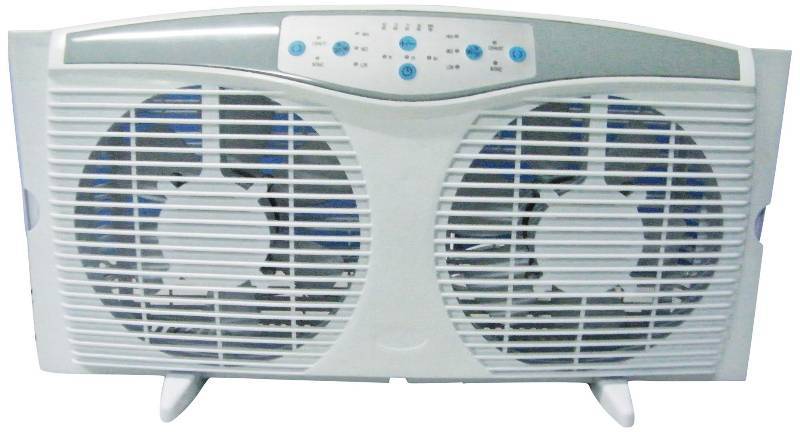 Optimus 8 Electric Reversible Window Fan wThermostat