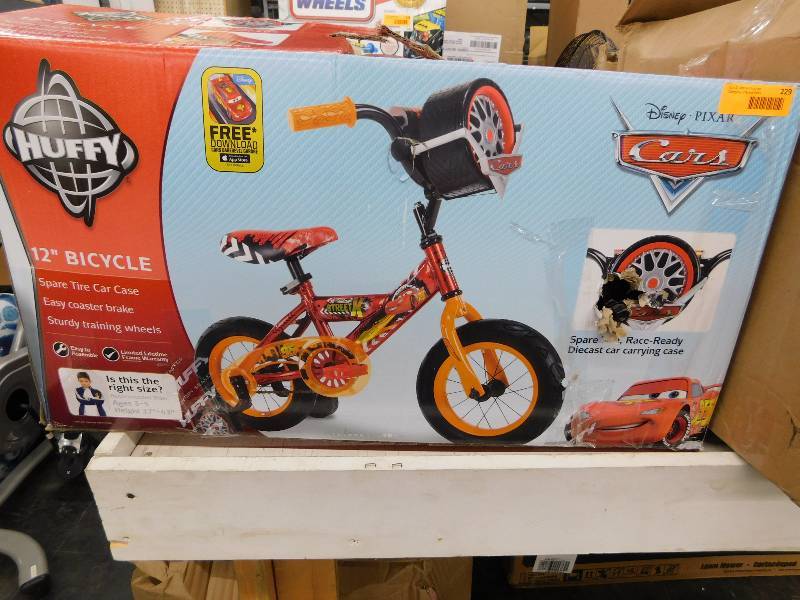 HUFFY BOYS BIKE, DISNEY CARS PIXAR