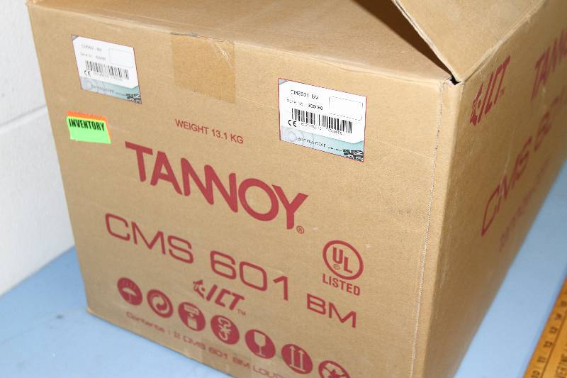 New Pair of Tannoy CMS 601 BM ProfessionalCommercial Audio Ceiling Speakers