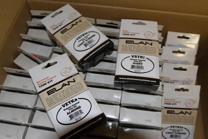New Huge Lot of Elan Audio Volume Control Trim Kits More than 40 Units