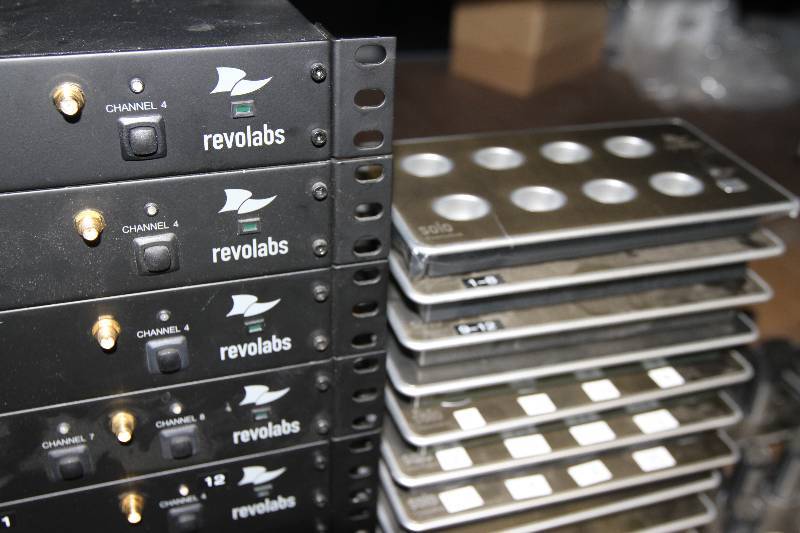 HUGE Lot of Revolabs Solo Executive Wireless Microphone Systems