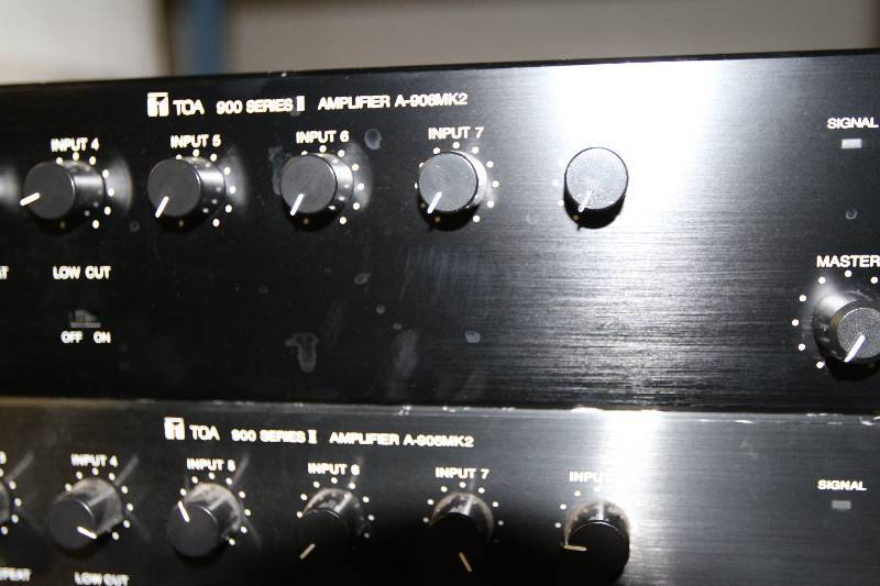 Lot of Two (2) TOA Professional Audio Amplifiers
