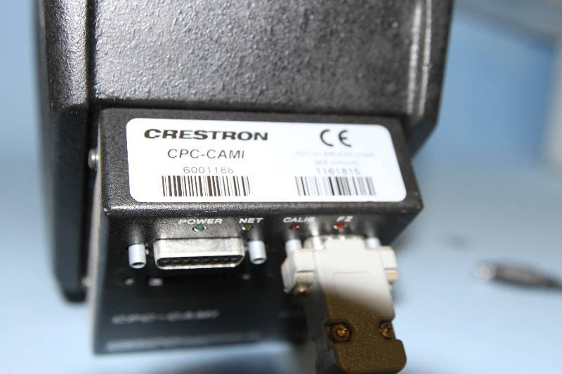 Lot of Two (2) Crestron Whisper Quiet Pan  Tilt Head w Built-In Cresnet Control Interface & Ceiling Mount