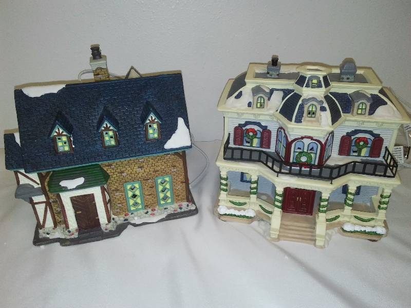 lot 129 image: The Village Collection with boxes (2