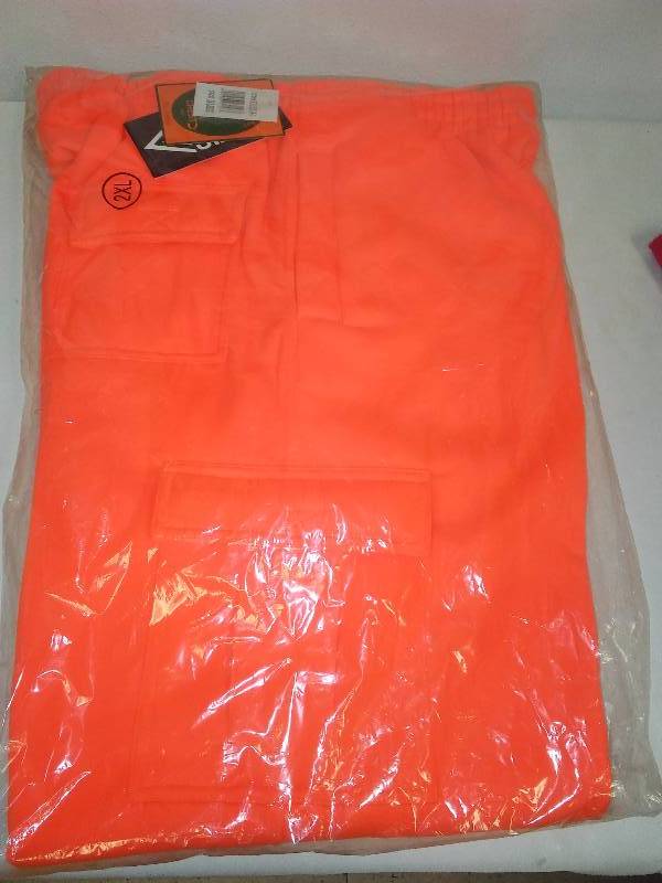 lot 39 image: Blaze Orange Fleece Lined Hunting Pants 2XL  New in Package