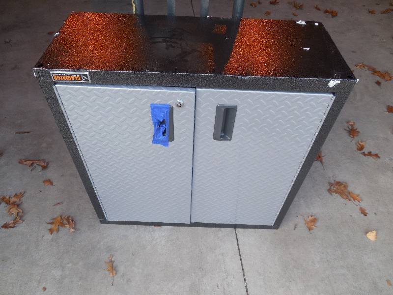 STEEL GARAGE STORAGE CABINET