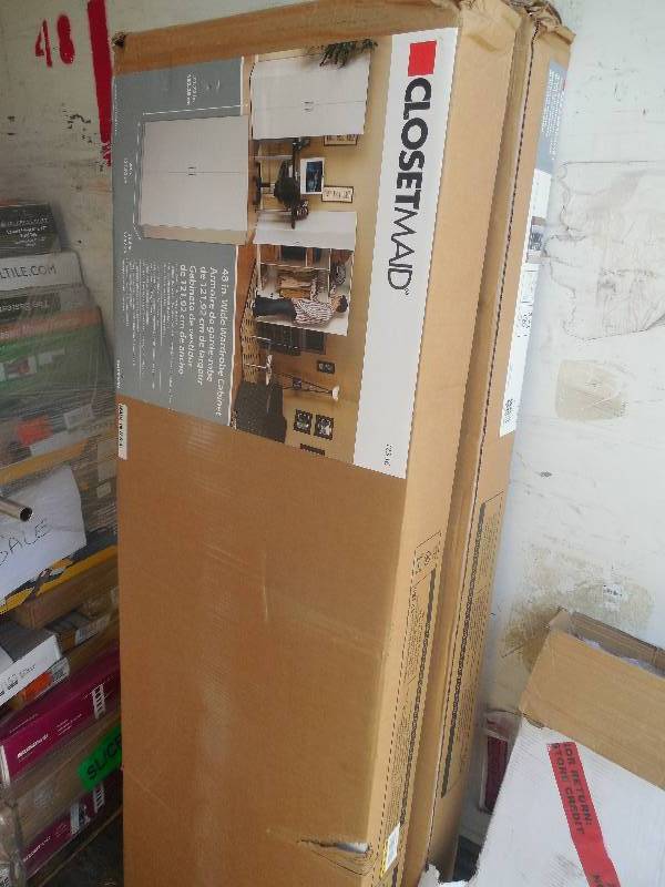 48 in. Multi-Purpose Wardrobe Cabinet in White