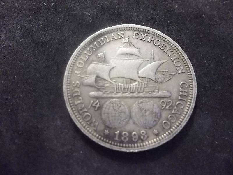 1893 Columbian Exposition Silver Half Dollar