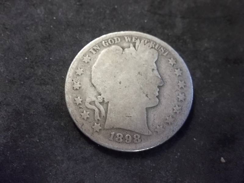 1898 O Barber Half Dollar
