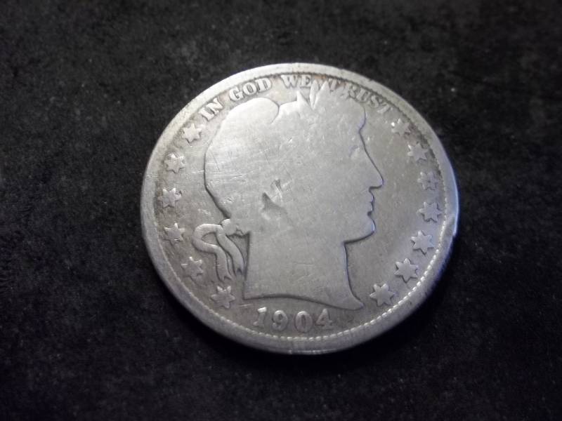 1904 O Barber Half Dollar