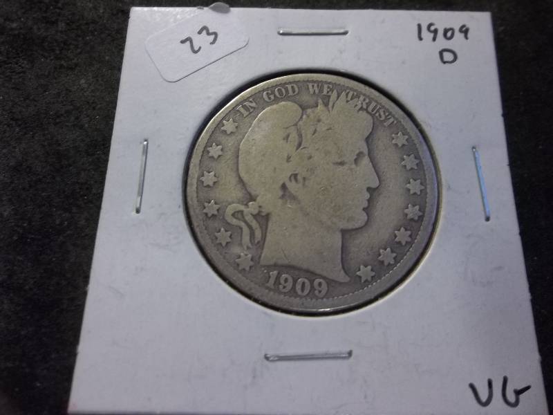 1909 O Barber Half Dollar