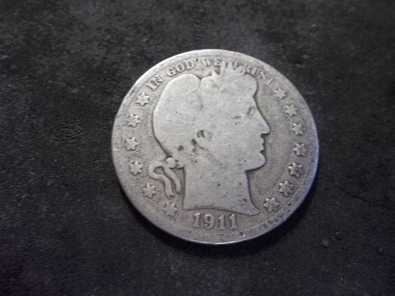 1911  Barber Half Dollar
