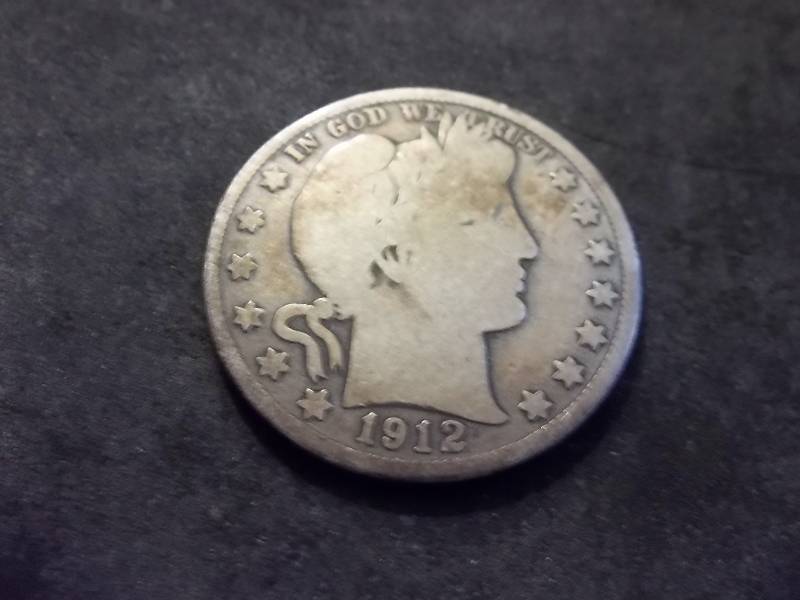1912 D Barber Half Dollar