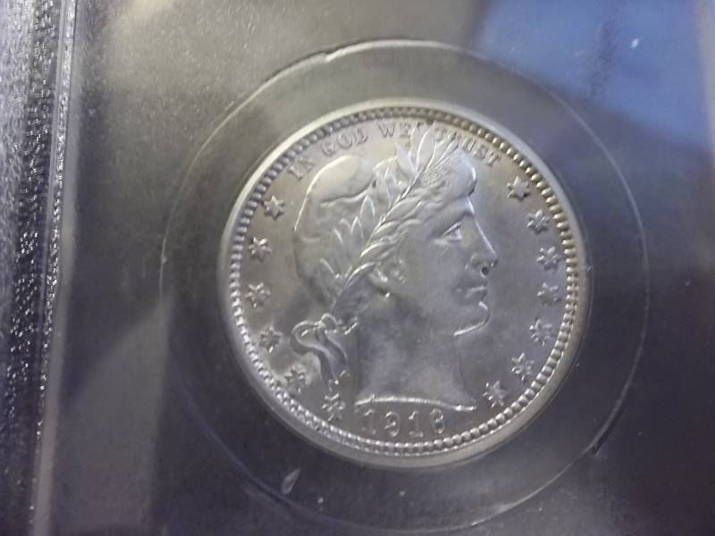 1916 D Barber Quarter
