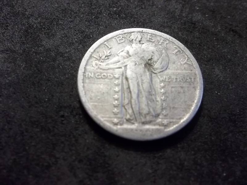 1918 S Standing Liberty Quarter