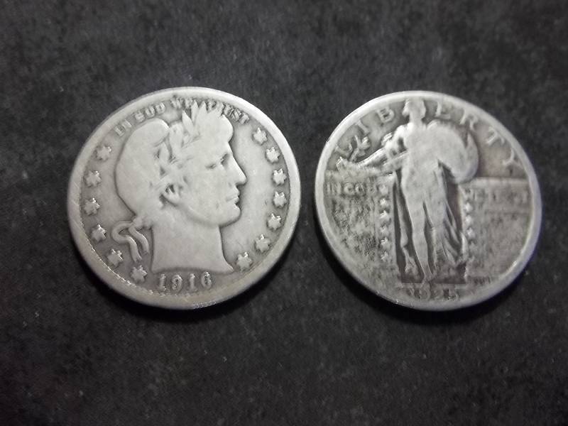1916 D & 1925 Quarters
