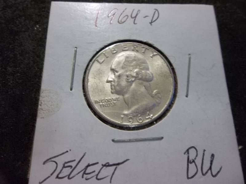 1964 D Washington Quarter