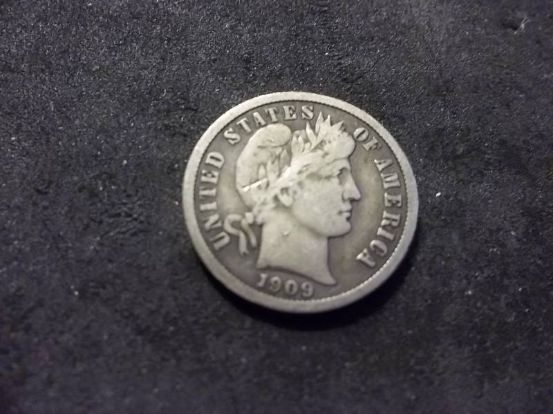 1909 Barber Dime