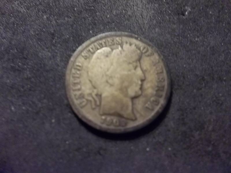 1909 O Barber Dime