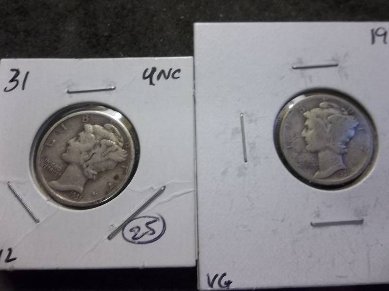 1931, 1931 S Mercury Dimes