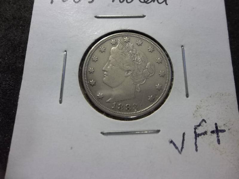 1883 V-Nickel WO Cents