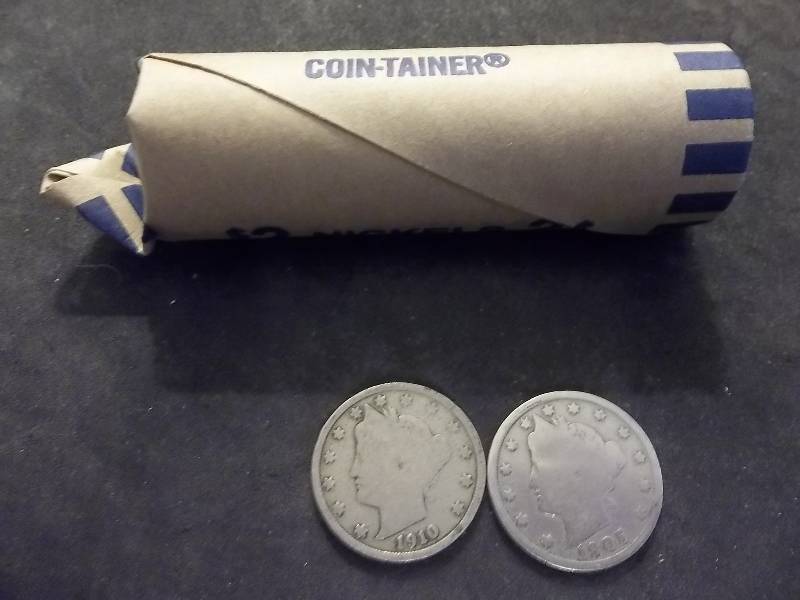 Full Roll Of V-Nickels