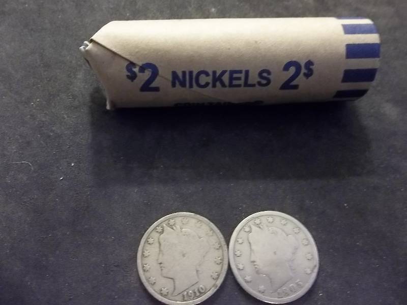 Full Roll Of V-Nickels