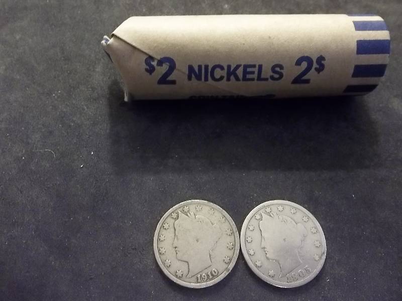 Full Roll Of V-Nickels