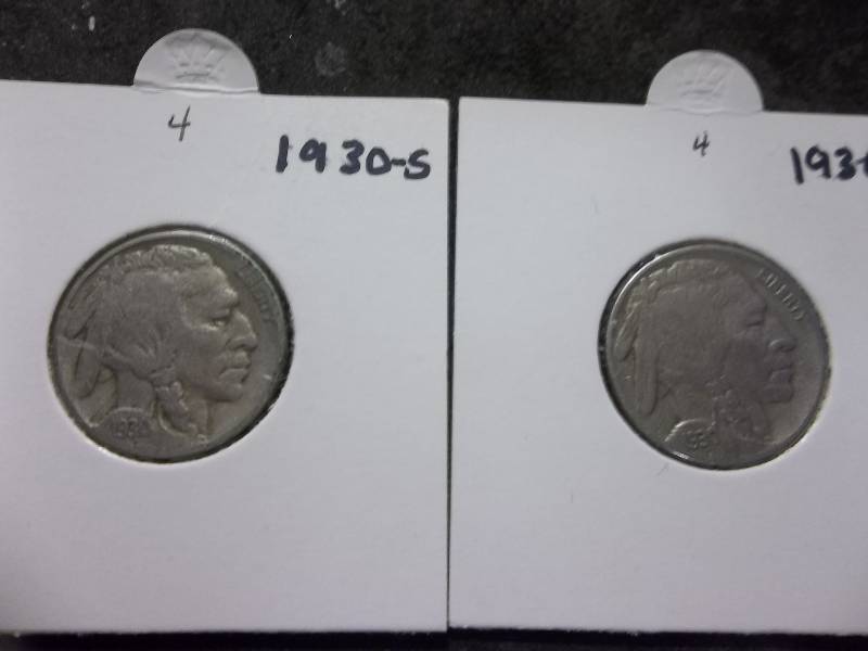 1930, 1930 S Buffalo Nickels