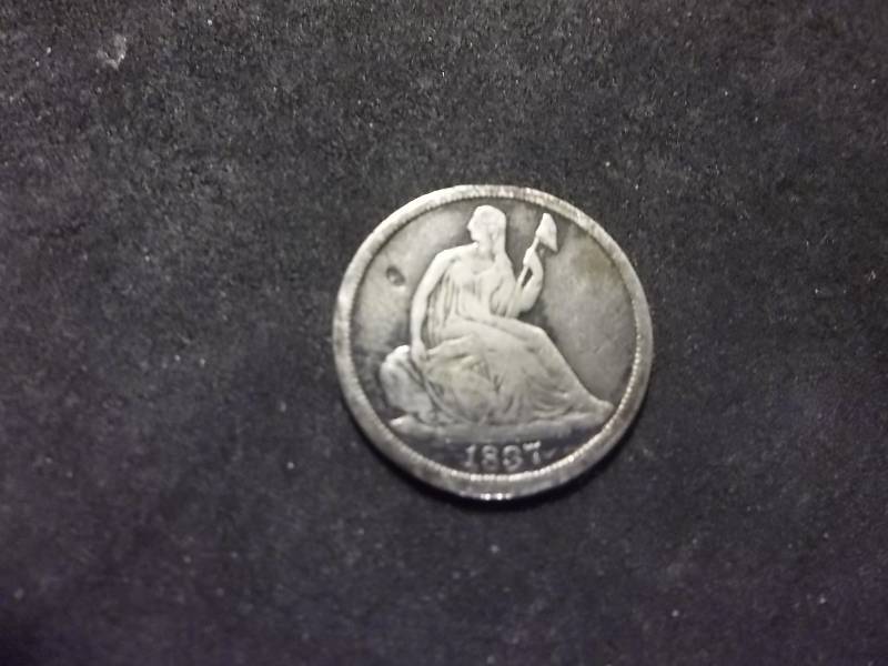 1837 Seated Half Dime