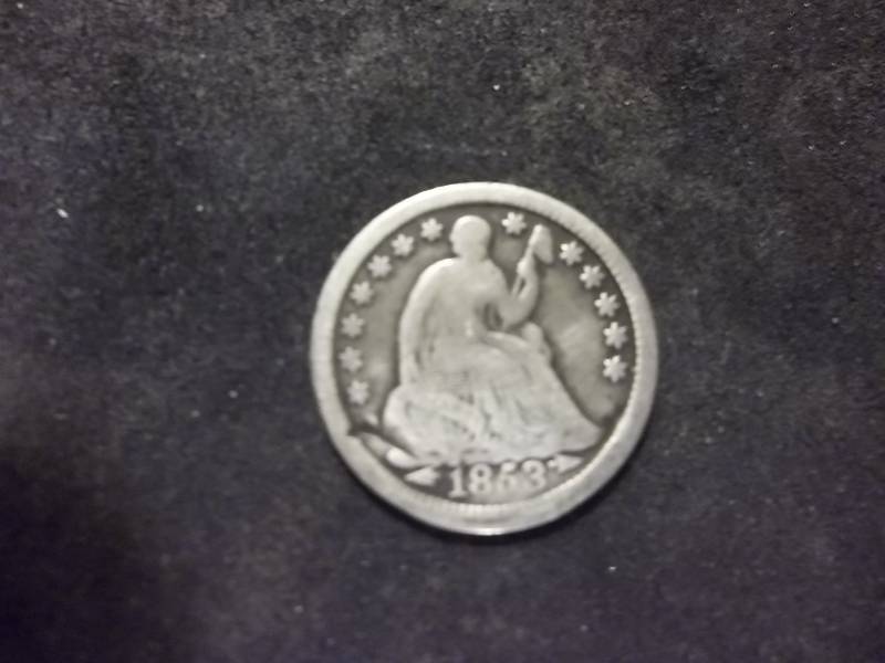 1853  Seated Liberty Half Dime