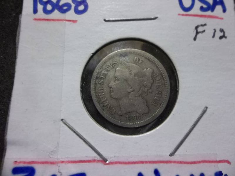 1968 3-Cent Nickel