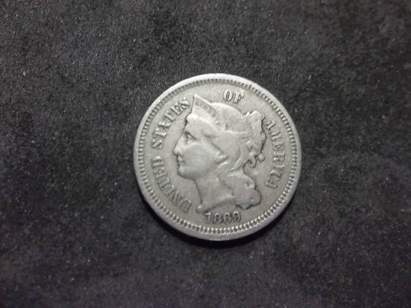 1869-3 Cent Nickel