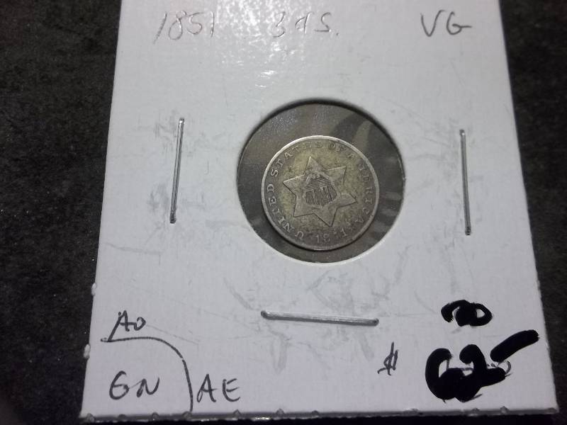 1851 3-Cent Silver