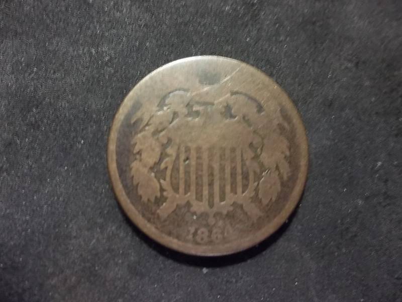 1864 2-Cent Piece