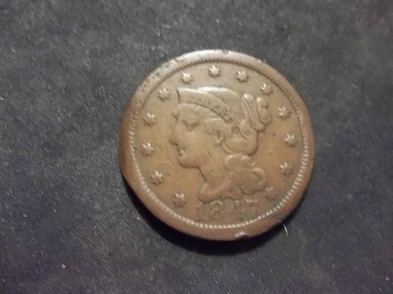 1847 Large Cent
