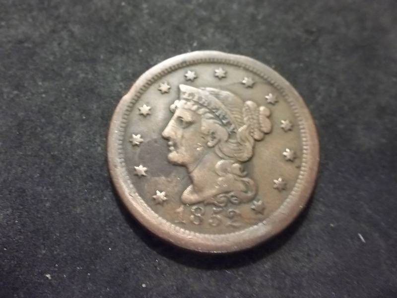 1852 Large Cent