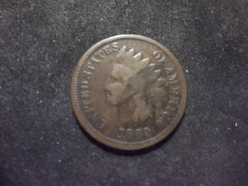 1869 Indian Head Cent