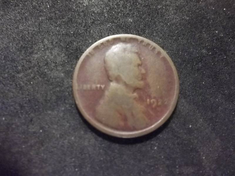 1922 Weak D-Weak Reverse Lincoln Cent