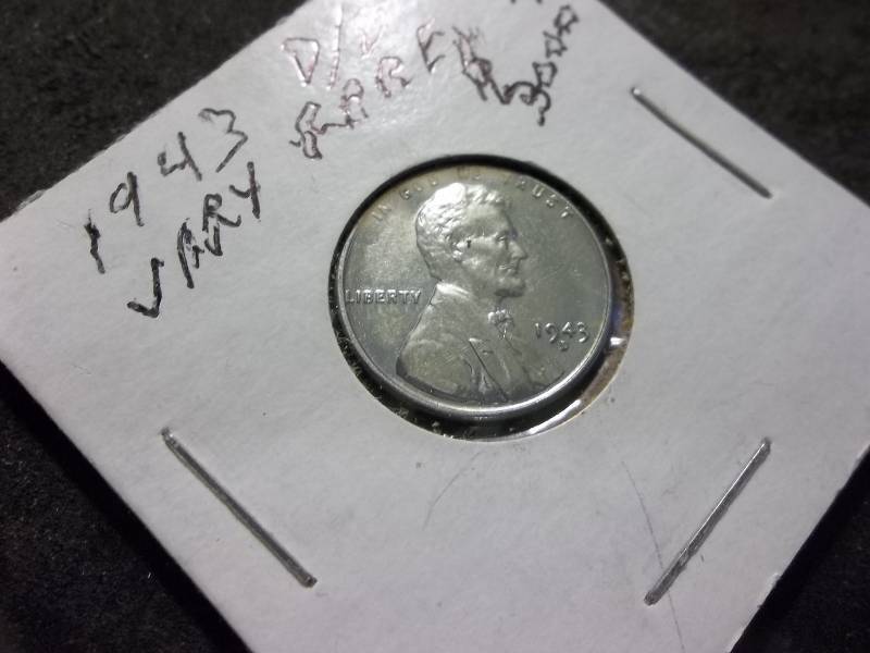 1943 D Lincoln Double Die